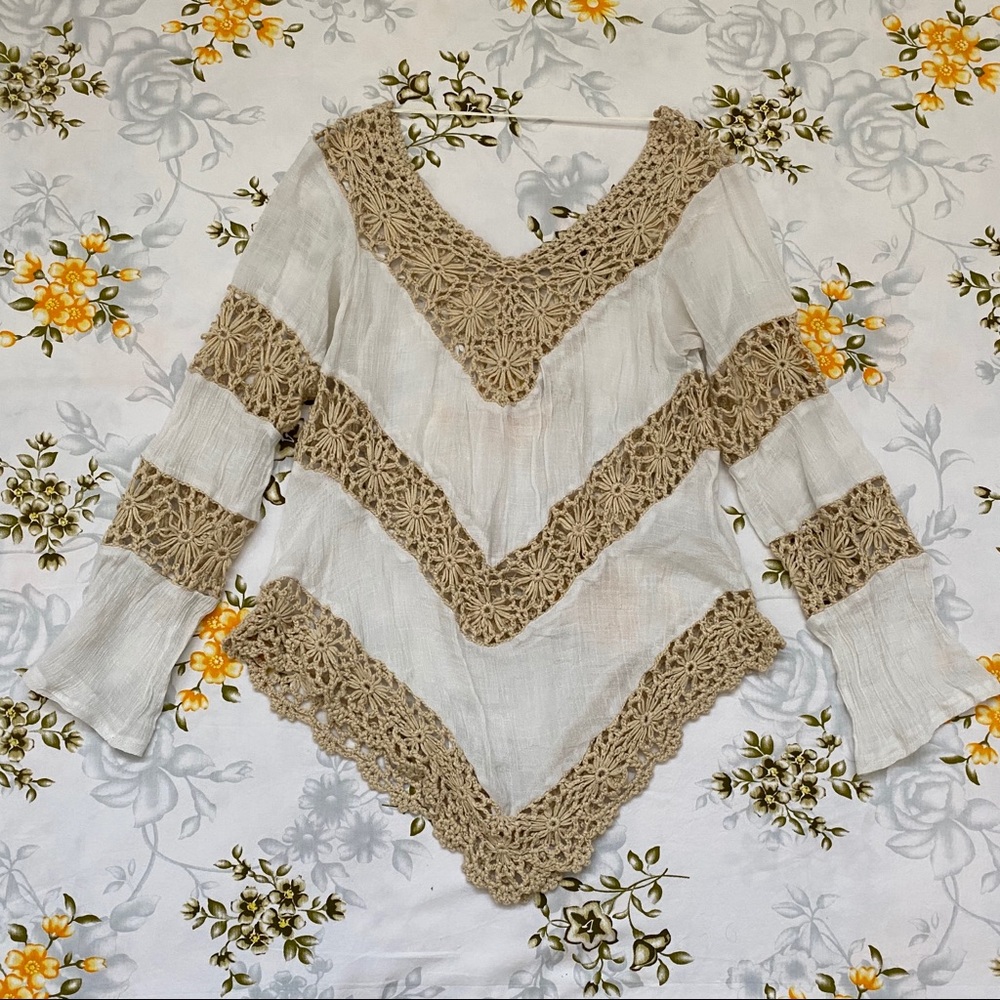 Umgee Flowy Boho Size M Long Sleeve